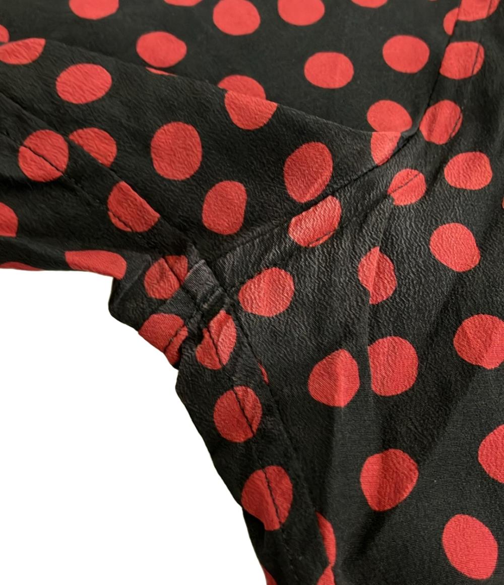 サンローラン 半袖ポロシャツ ドット柄 レディース SIZE 37 (S) SAINT LAURENT