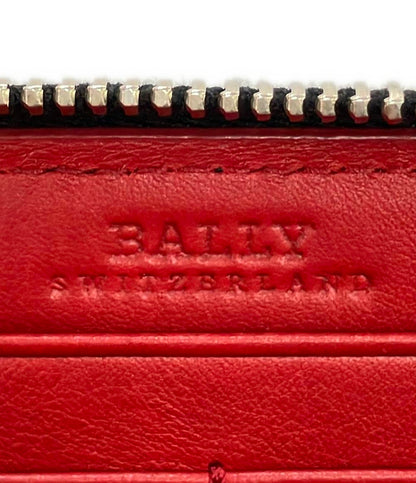 美品 BALLY ラウンドファスナー長財布 レザー レディース バリー