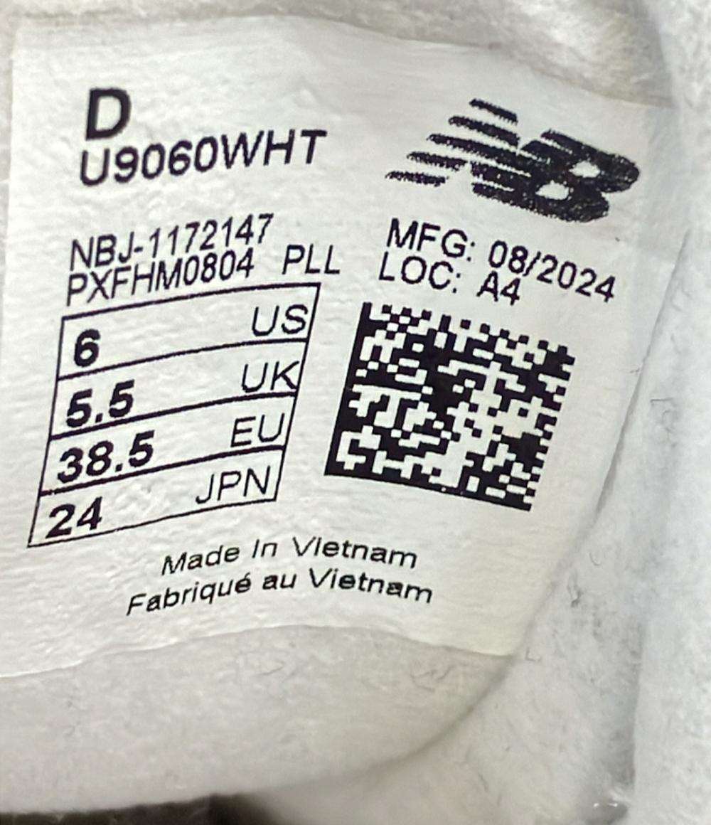 NEW BALANCE ローカットスニーカー U9060WHT レディース SIZE 24.0 (L) ニューバランス