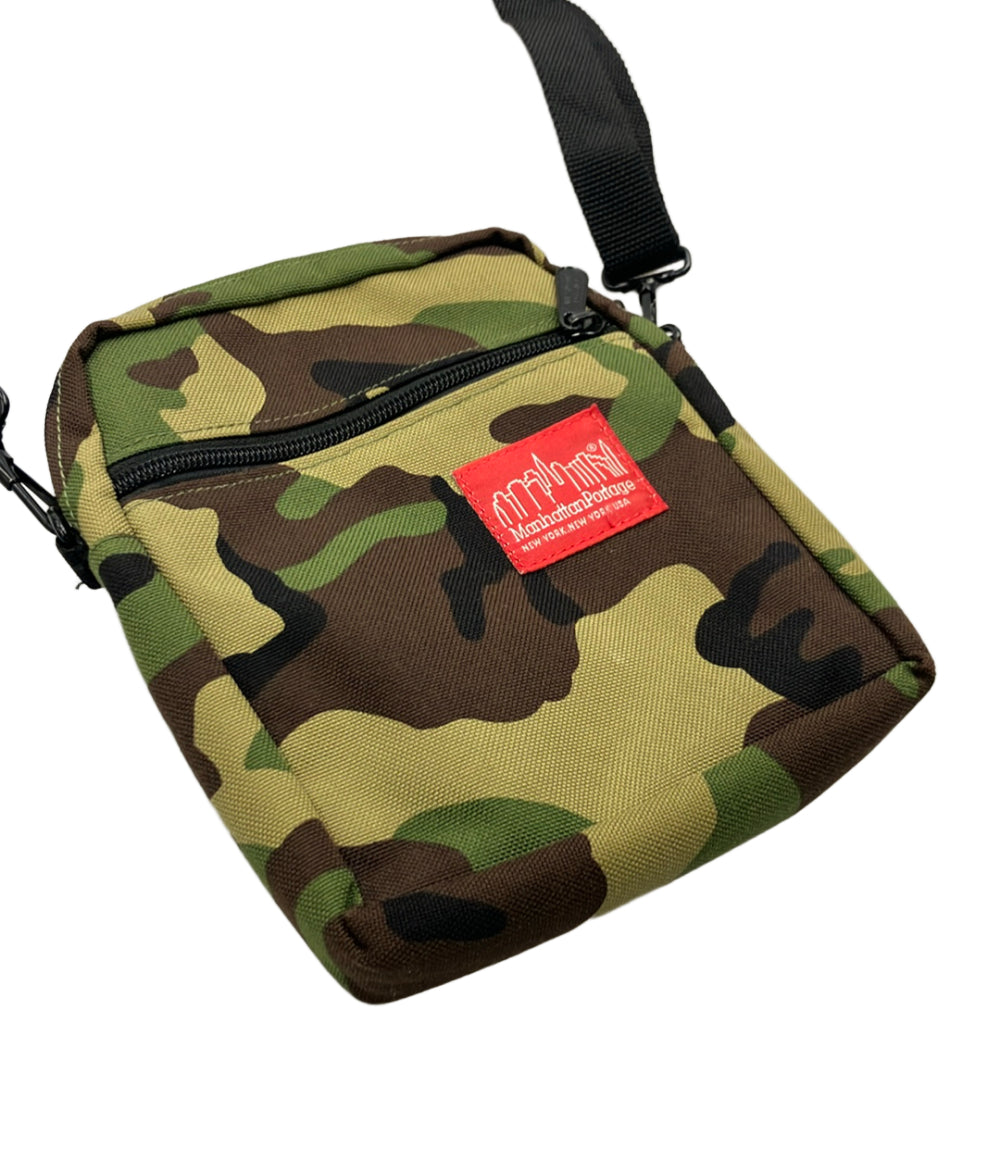 美品 Manhattan Portage ショルダーバッグ 斜め掛け 迷彩柄 カモフラ柄 メンズ レディース マンハッタンポーテージ