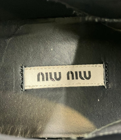 Miu Miu ローカットスニーカー スリッポン ビジュー レディース SIZE 38 (24cm) ミュウ ミュウ