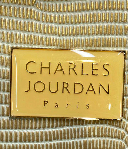 美品 CHARLES JOURDAN 2WAY ハンドバッグ ショルダーバッグ 斜め掛け レディース シャルル・ジョルダン