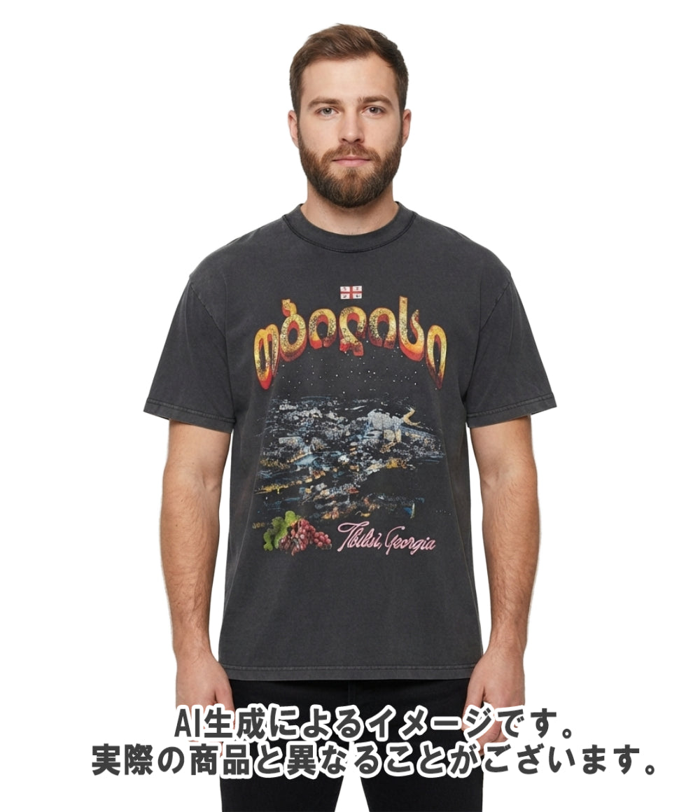 訳あり BALENCIAGA 半袖 トビリシ オーバーサイズ Tシャツ 811688 TRVQ7 1046 メンズ SIZE L バレンシアガ