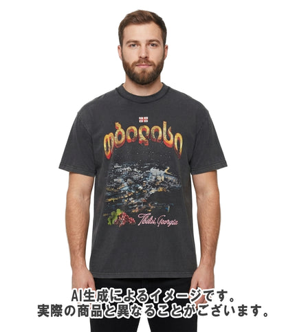 訳あり BALENCIAGA 半袖 トビリシ オーバーサイズ Tシャツ 811688 TRVQ7 1046 メンズ SIZE L バレンシアガ