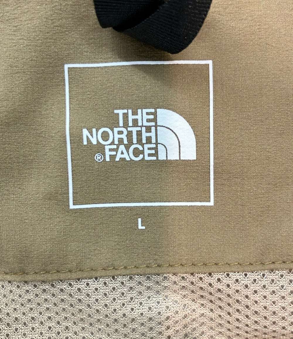 訳あり THE NORTH FACE ロングコート レイン ナイロン ライト フード付き スナップボタン ブリーズライトニングコート NPW12360 レディース SIZE L