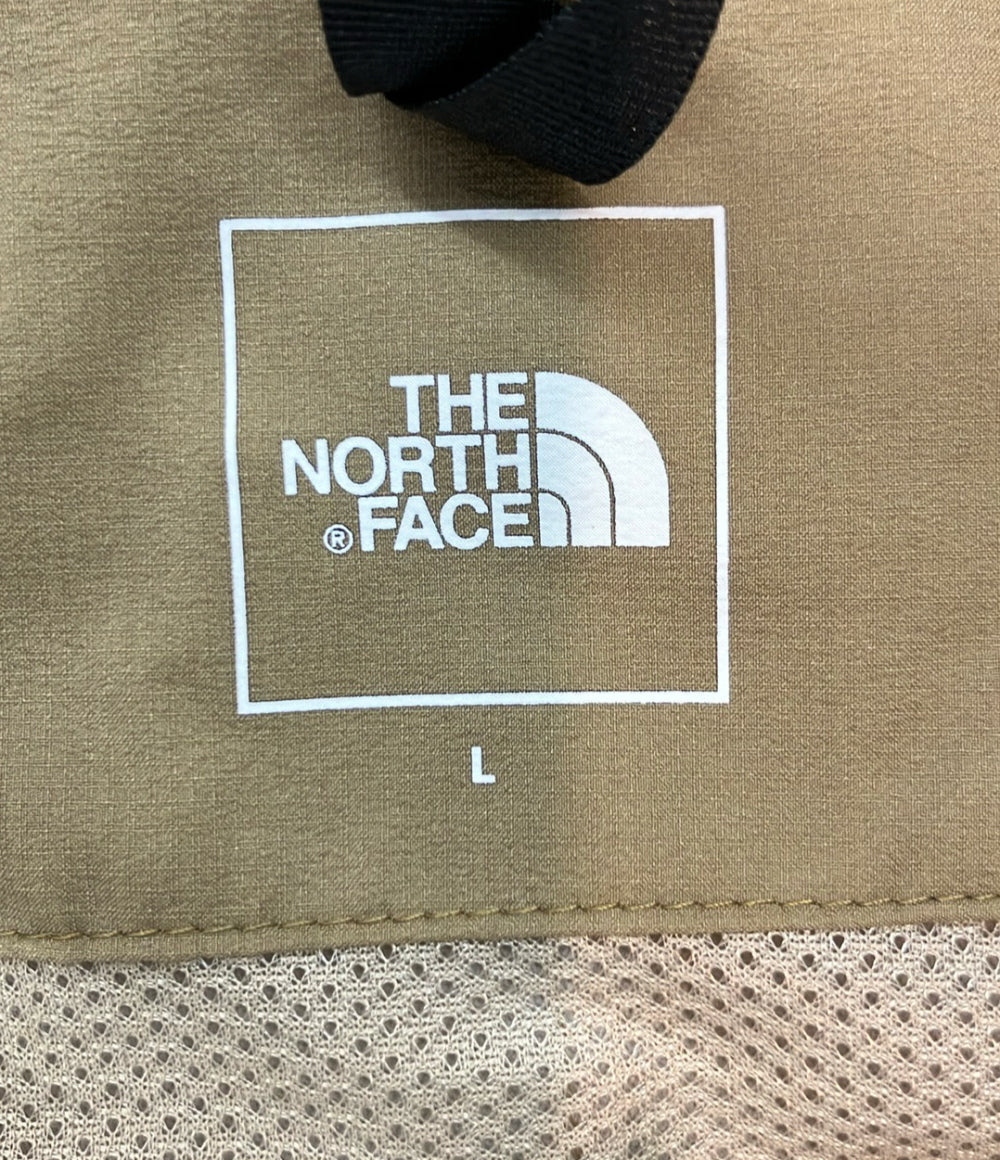 訳あり THE NORTH FACE ロングコート レイン ナイロン ライト フード付き スナップボタン ブリーズライトニングコート NPW12360 レディース SIZE L
