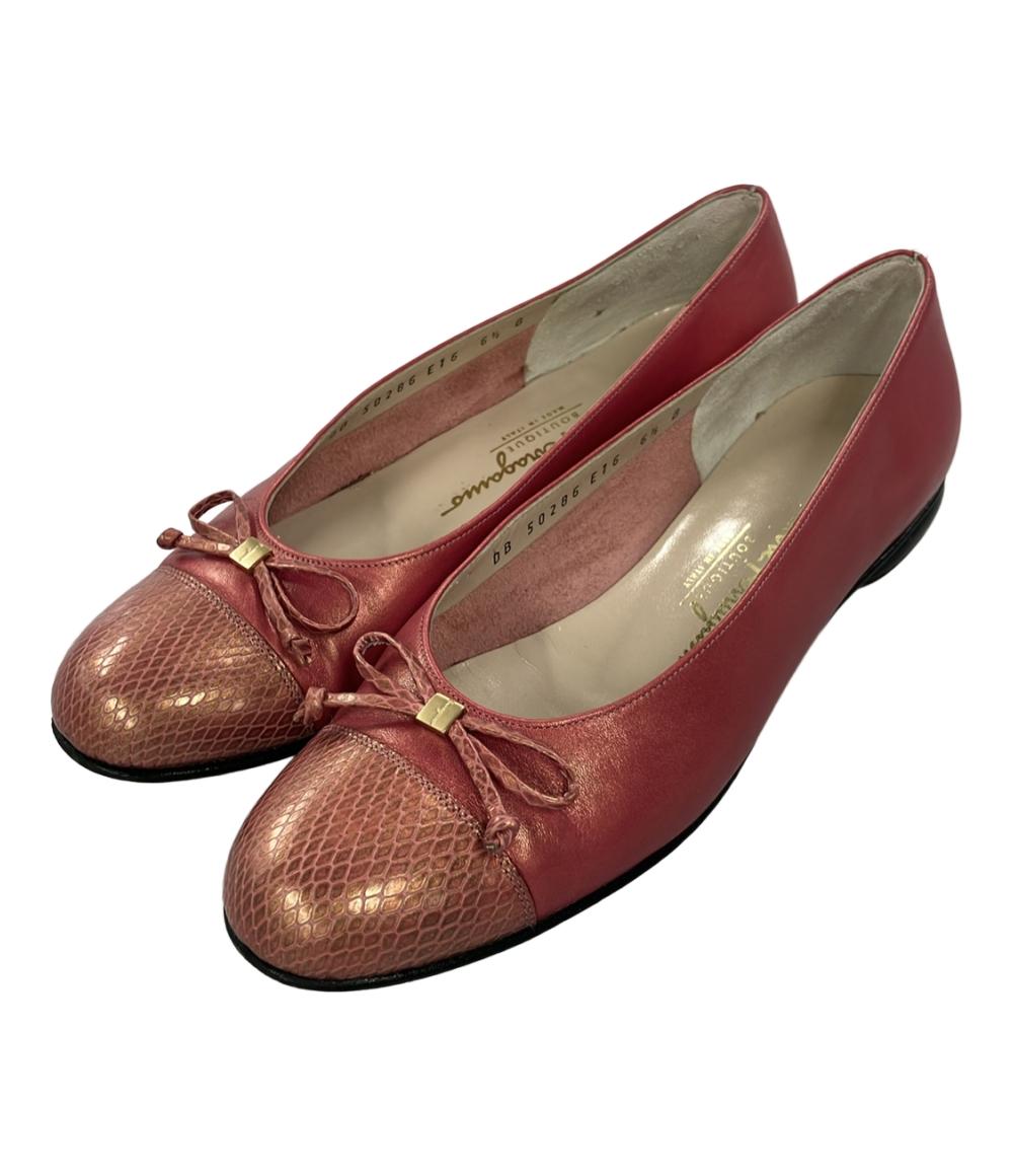 サルヴァトーレフェラガモ ラウンドトゥパンプス レディース SIZE 6 1/2 (L) Salvatore Ferragamo