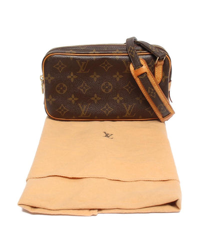 LOUIS VUITTON ショルダーバッグ 斜め掛け モノグラム ポシェット・マルリーバンドリエール M51828 レディース ルイ・ヴィトン