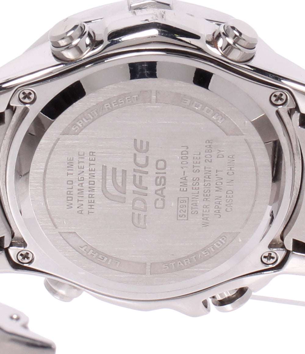 CASIO 腕時計 エディフェス クオーツ EMA-100DJ メンズ カシオ