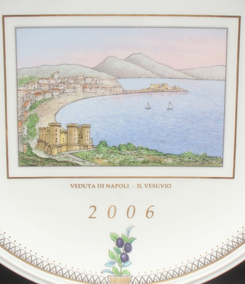 美品 Richard Ginori イヤープレート 飾り皿 21cm 2006 リチャードジノリ