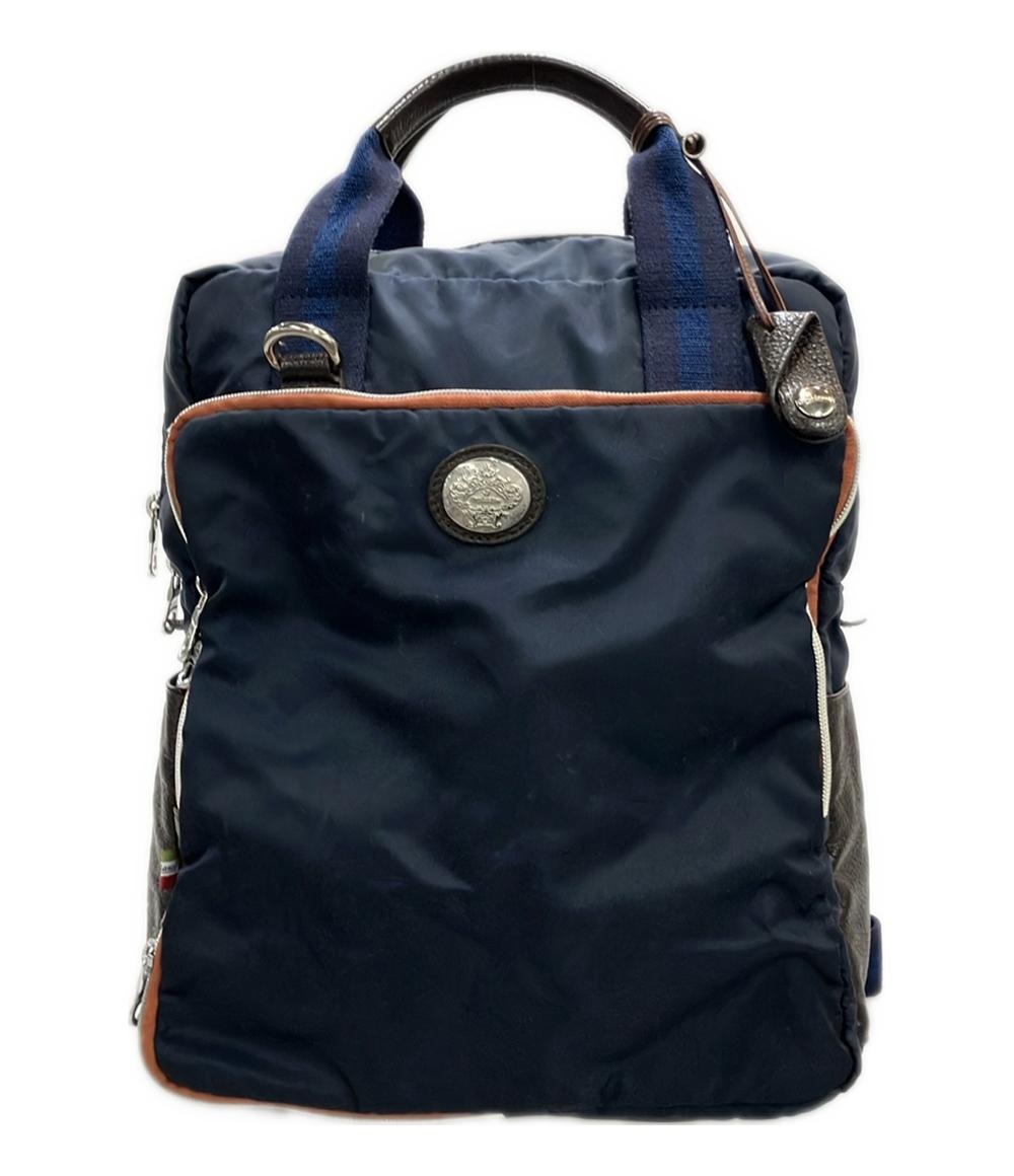 Orobianco リュック ハンドバッグ 2WAY ナイロン レザー メンズ オロビアンコ