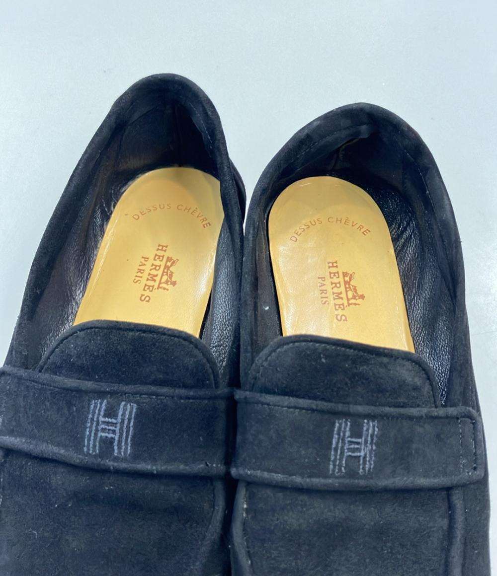 エルメス　HERMES バレエシューズ スリッポン エスパドリーユ ブルー 訳あり HERMES スリッポン エスパドリーユ レディース エルメス
