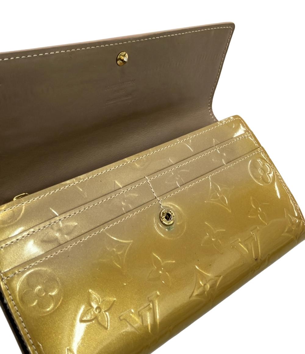 LOUIS VUITTON 長財布 モノグラム ヴェルニ ポルトフォイユ サラ M91764 レディース ルイ・ヴィトン