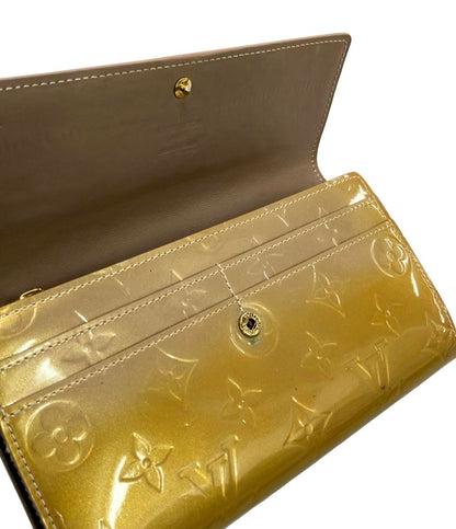 LOUIS VUITTON 長財布 モノグラム ヴェルニ ポルトフォイユ サラ M91764 レディース ルイ・ヴィトン