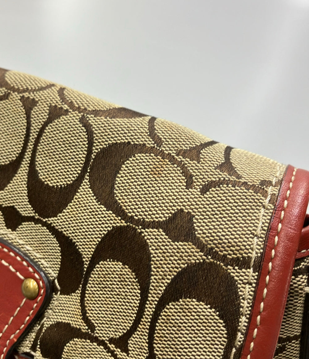 COACH ショルダーバッグ 斜め掛け シグネチャー F10566 レディース コーチ