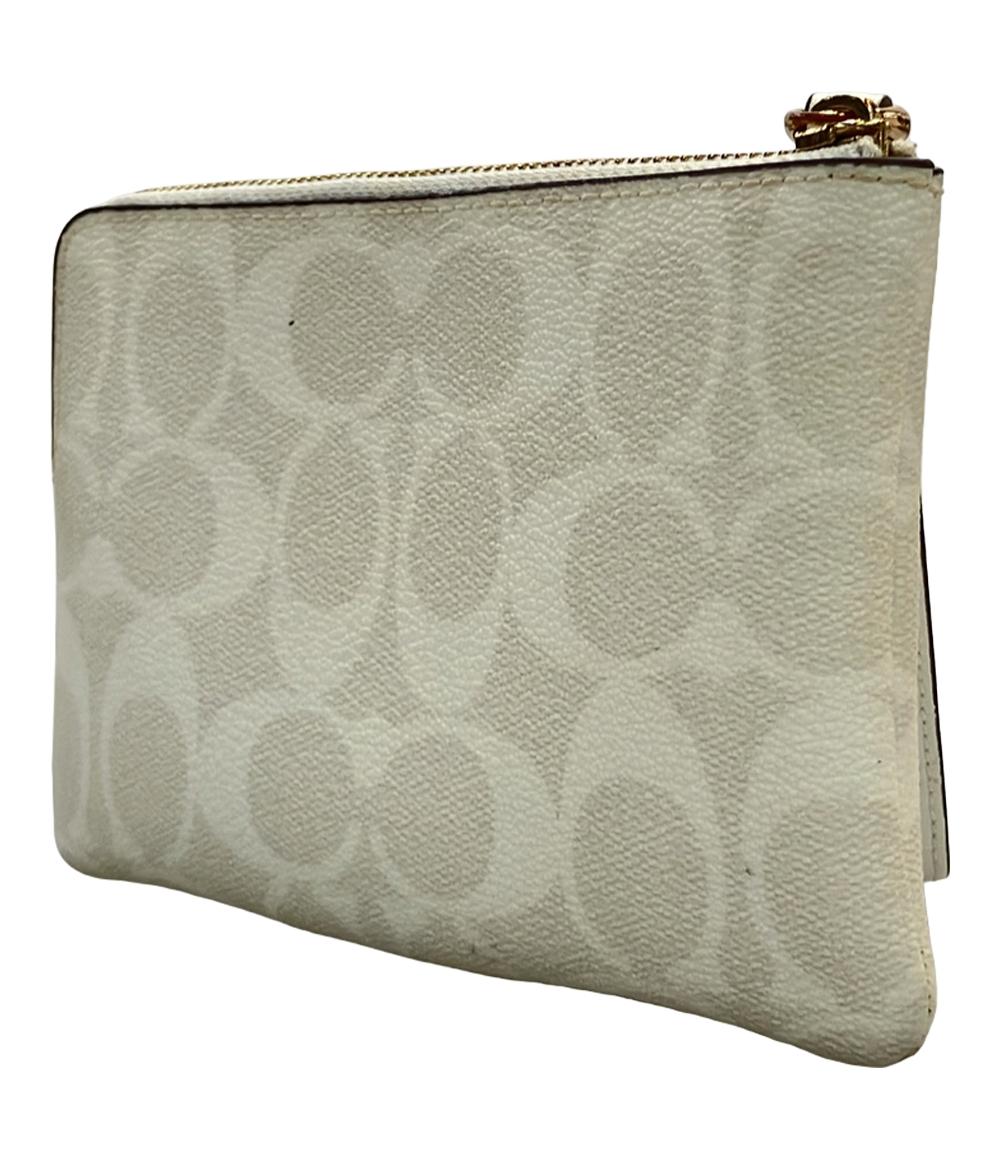 コーチ ポーチ キャンバス レザー シグネチャー CS602 レディース COACH