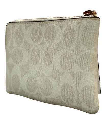 コーチ ポーチ キャンバス レザー シグネチャー CS602 レディース COACH