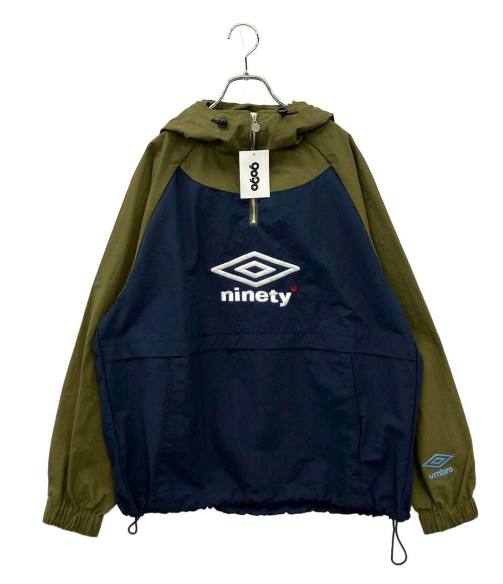 美品 9090 UMBRO ナイロンプルオーバー Raglan Anorak メンズ SIZE M ナインティナインティ アンブロ