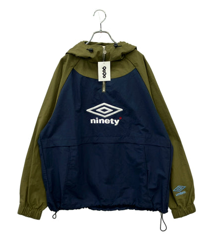 美品 9090 UMBRO ナイロンプルオーバー Raglan Anorak メンズ SIZE M ナインティナインティ アンブロ