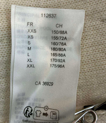 LOUIS VUITTON 半袖ニットワンピース リブ クリスタル装飾 23AW レディース SIZE XS ルイ・ヴィトン