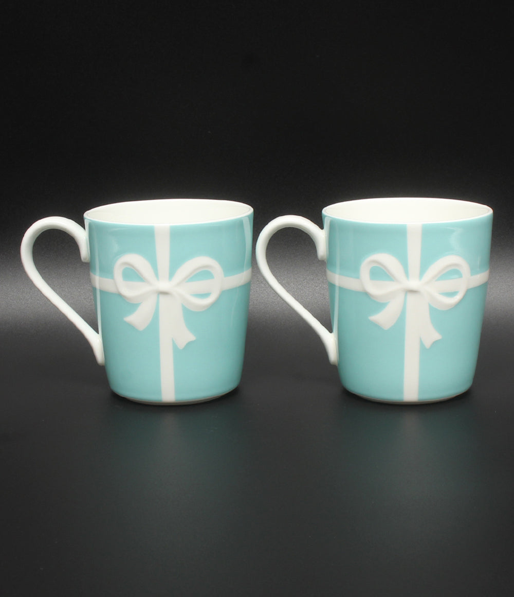 美品 Tiffany & Co. マグカップ 2点セット ペア ブルーボックス ティファニー