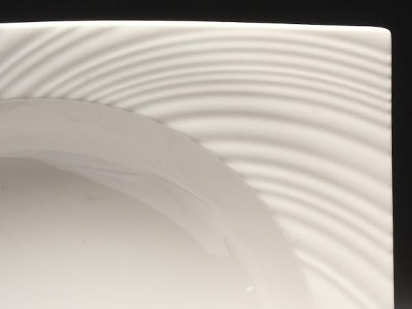 美品 WEDGWOOD スクエアボウル パスタプレート 皿 24cm エスリアル