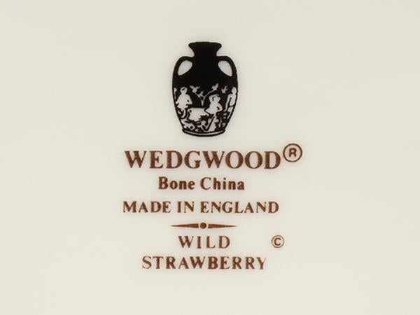 美品 WEDGWOOD オーバルトレイ 皿 24cm ワイルドストロベリー ウエッジウッド