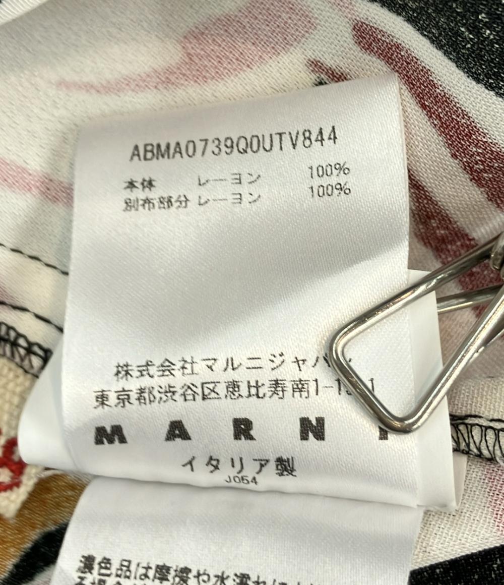 MARNI 半袖ワンピース 21Prefall チューリップ柄 レディース SIZE 38 (S) マルニ
