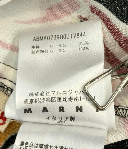 MARNI 半袖ワンピース 21Prefall チューリップ柄 レディース SIZE 38 (S) マルニ
