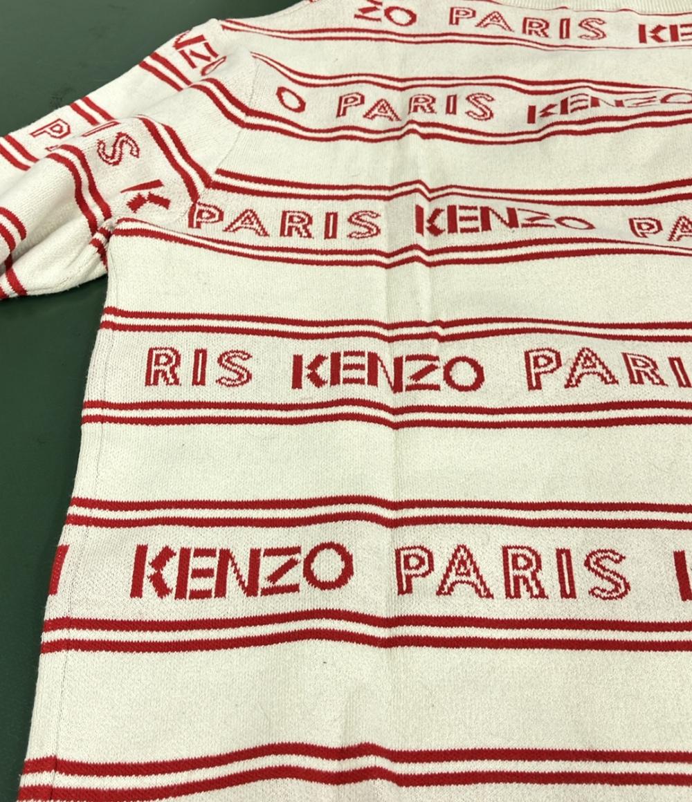 ケンゾー ナイロン混クルーネックニットセーター メンズ SIZE L KENZO