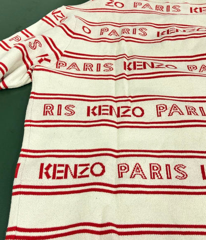 ケンゾー ナイロン混クルーネックニットセーター メンズ SIZE L KENZO