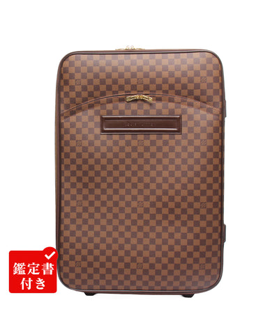 訳あり LOUIS VUITTON スーツケース キャリーケース ペガス65 ダミエ N23295 メンズ レディース ルイ・ヴィトン
