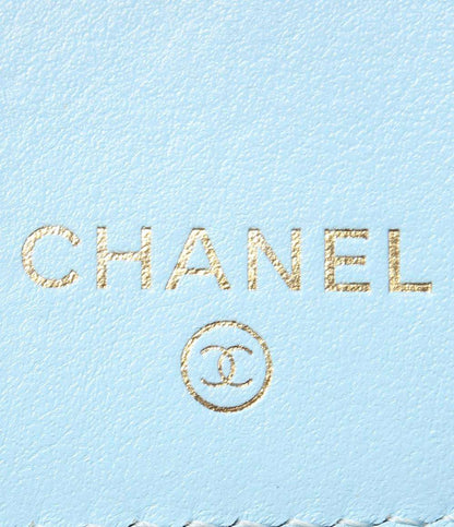 シャネル 三つ折り財布 キャビアスキン レディース CHANEL