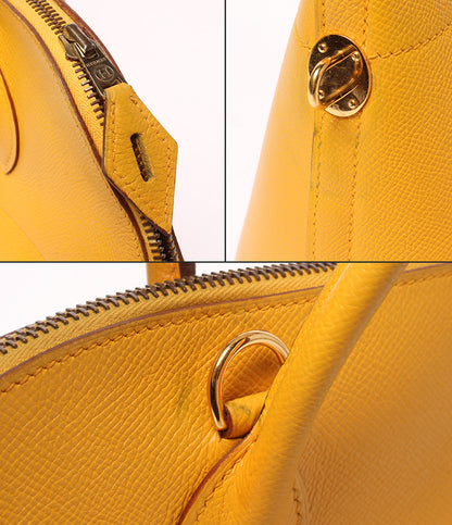 HERMES 2wayショルダーバッグ ハンドバッグ ヴォーエプソン ゴールド金具 肩掛け □A刻印 ボリード35 レディース エルメス