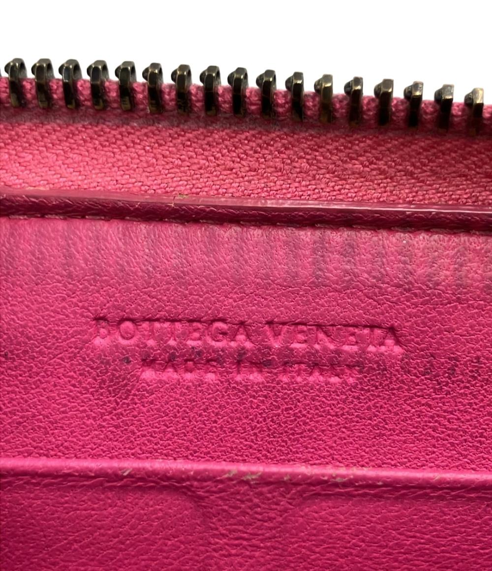 BOTTEGA VENETA ラウンドファスナー長財布 イントレチャート パイソン レディース ボッテガ・ヴェネタ