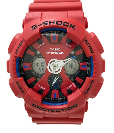 美品 CASIO 腕時計 G-SHOCK クオーツ GA-120TR-4AJF メンズ カシオ
