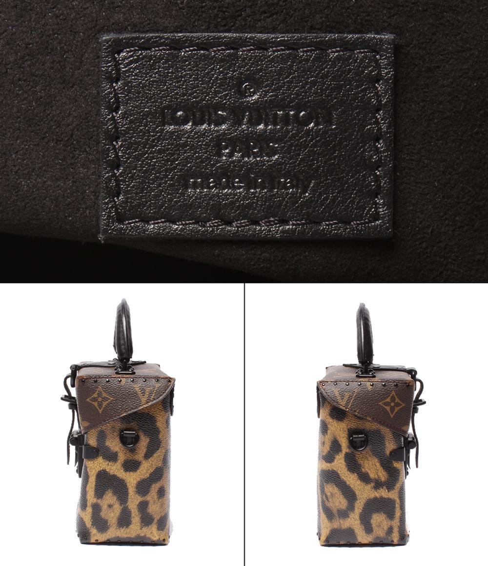 美品 ルイ・ヴィトン 2way ハンドバッグ ショルダーバッグ 斜め掛け カメラボックス モノグラム レオパード M43001 レディース LOUIS VUITTON