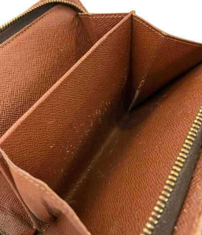 訳あり ルイ・ヴィトン 二つ折り財布 ポルトパピエ ジップ モノグラム M61207 レディース LOUIS VUITTON