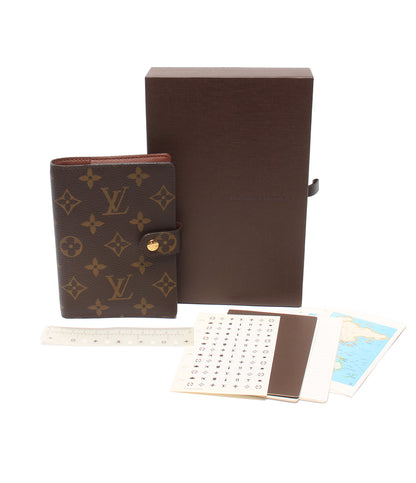美品 LOUIS VUITTON 手帳カバー アジェンダPM モノグラム R20005 レディース メンズ ルイ・ヴィトン