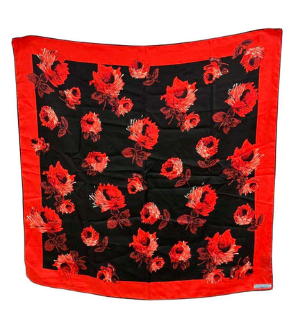 PRADA スカーフ シルク100% 花柄 1FF001 レディース プラダ