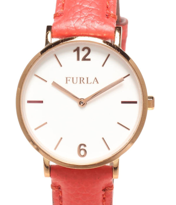 FURLA レディース腕時計 フルラ 腕時計 レディース ブランド グリーン 革 レザー アルコ