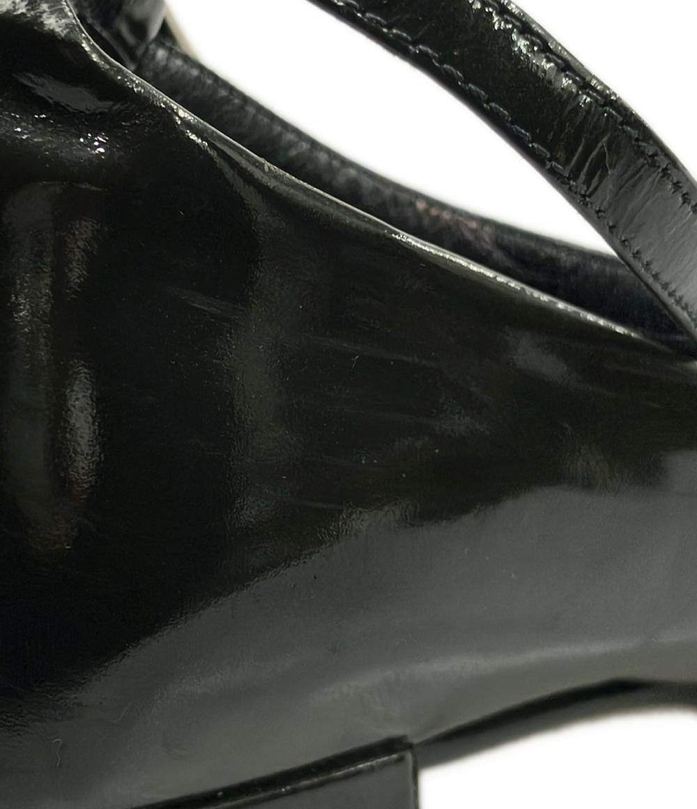 PRADA エナメルアンクルストラップパンプス レディース SIZE 37 (24cm
