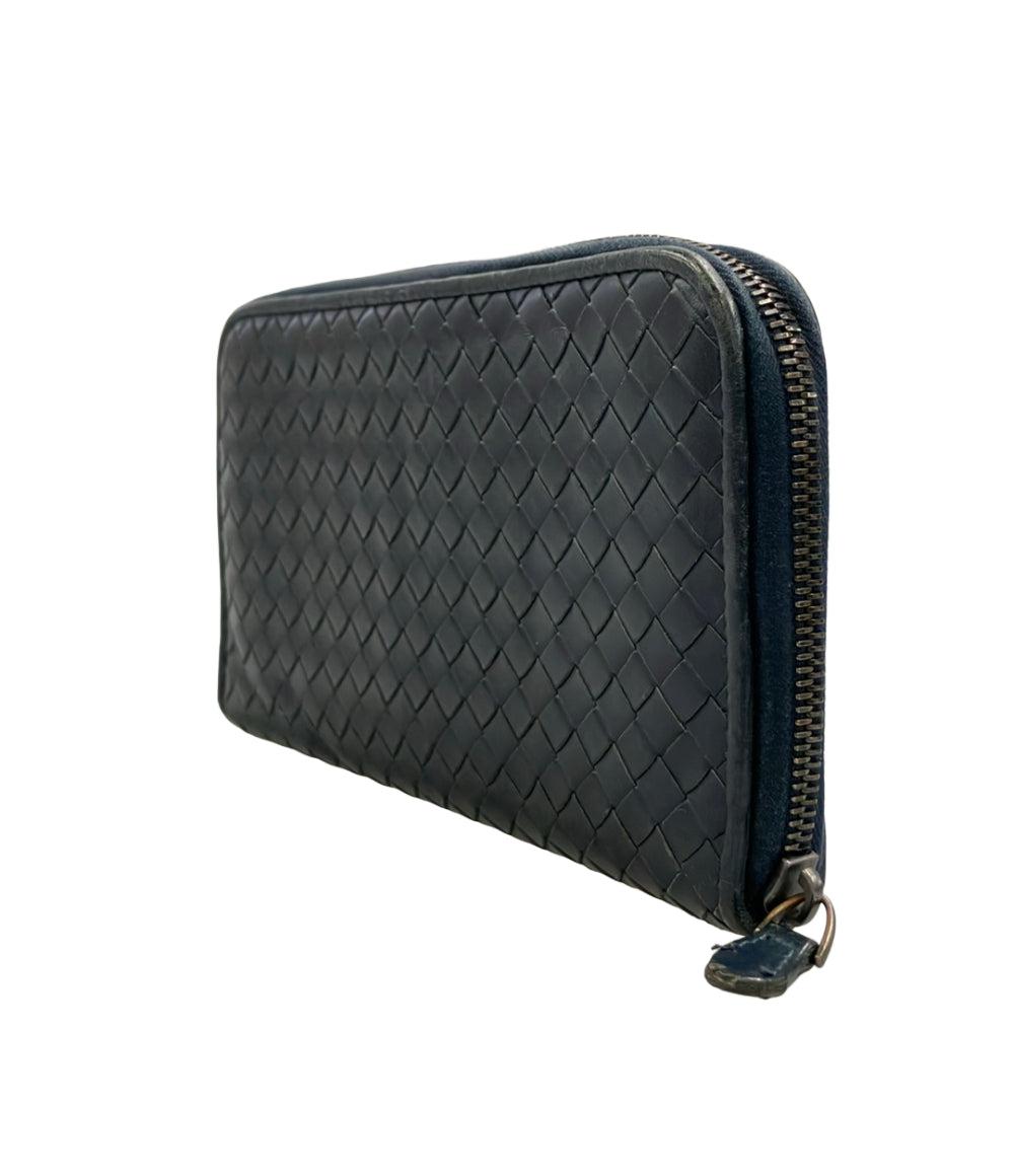 BOTTEGA VENETA ラウンドファスナー長財布 イントレチャート メンズ レディース ボッテガ・ヴェネタ