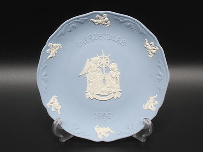 WEDGWOOD イヤープレート クリスマス 飾り皿 19cm 1996 ジャスパー ウェッジウッド