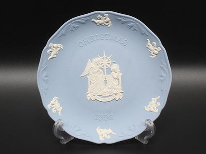 WEDGWOOD イヤープレート クリスマス 飾り皿 19cm 1996 ジャスパー ウェッジウッド