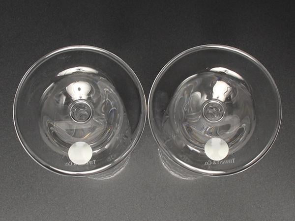 ティファニー シャンパングラス 2点セット ペア フローレット TIFFANY&Co.