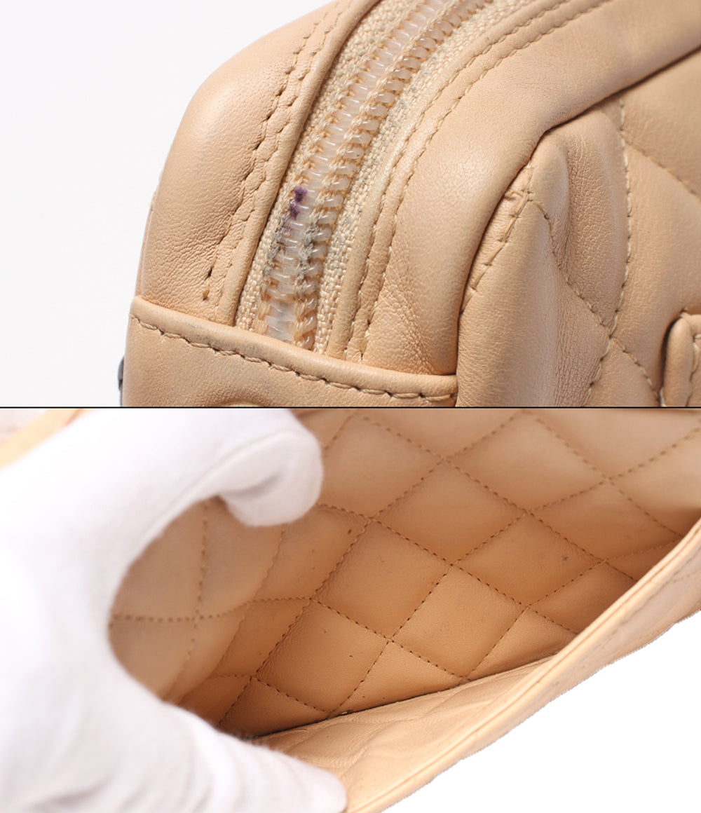 訳あり CHANEL ミニショルダーバッグ アクセサリーポーチ ショルダー 訳あり CHANEL ミニショルダーバッグ アクセサリーポーチ ショルダー