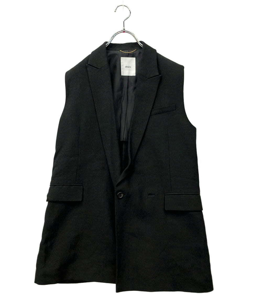 美品 エンフォルド バックホールベスト ロングベスト 23SS 300GS430-2310 レディース SIZE 38 (M) ENFOLD 美品 ENFOLD バックホールベスト ロングベスト 23SS 300GS430-2310