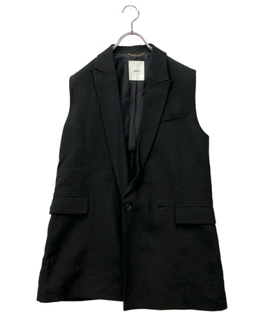 ebure ベスト ノースリーブジャケット ジレ リネン 22SS 3510400176 レディース SIZE 36 (XS) エブール