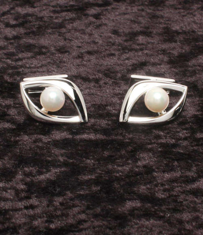 美品 MIKIMOTO カフス SV パール 7.3mm メンズ ミキモト